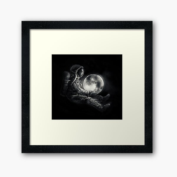 Moon Play Framed Art Print
