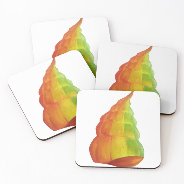 Item preview, Rainbow Sherbet Seashell : Watercolor  designed and sold by KrissySempai.