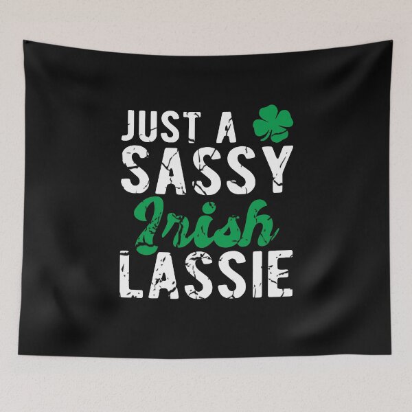 Item preview, Just a Sassy Irish Lassie St Patrick's Day Shamrock designed and sold by Dan66.