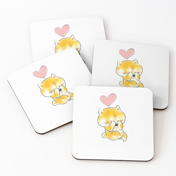 Item preview, cute shy shiba kawaii designed and sold by Babmk.