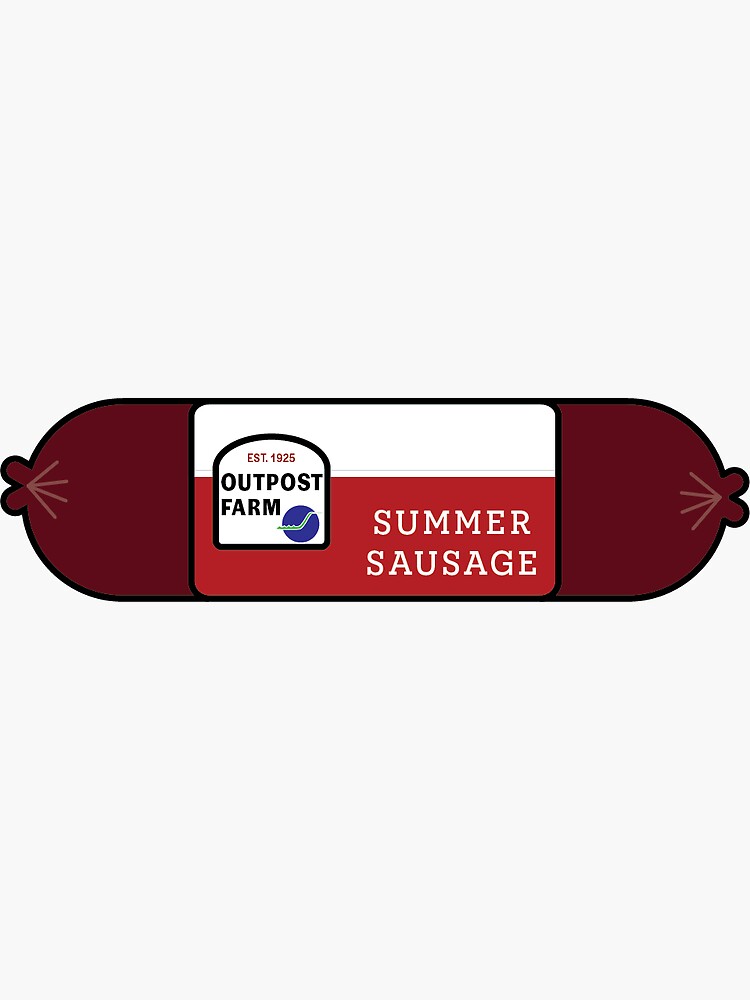 "Summer Sausage" Sticker for Sale by kayleyboan Redbubble