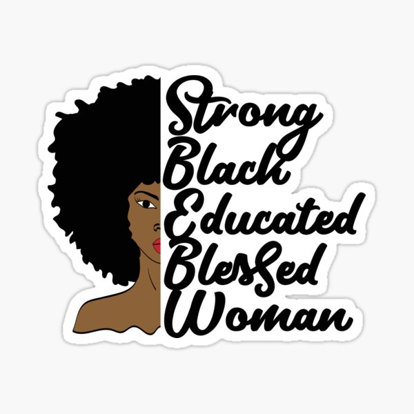 Warning Educated Black Woman Funny Iron On Patch