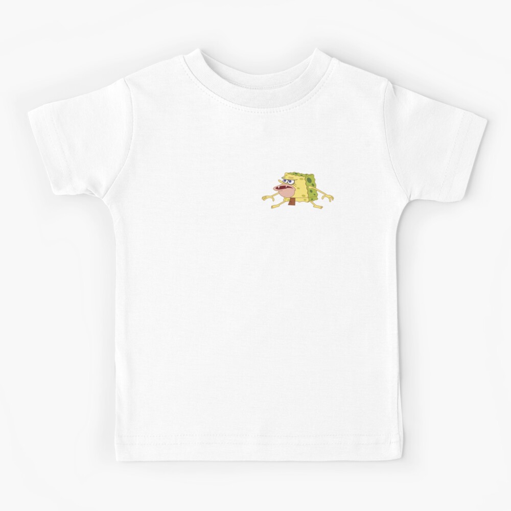 Spongegar Meme Spongebob Meme Caveman Spongebob Kids T Shirt By Flakey Redbubble - roblox caveman shirt