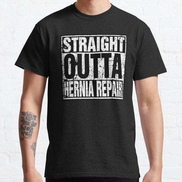 Straight Outta Hernia Repair Surgery Recovery Leggings for Sale