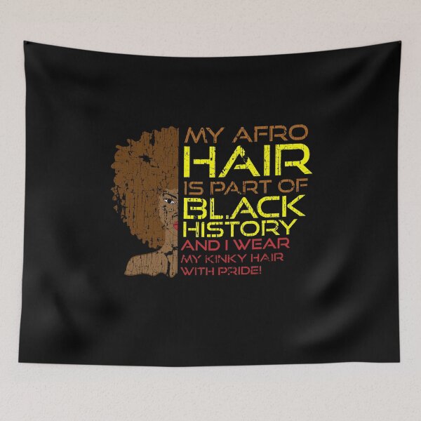 Item preview, My Afro Hair is Part of Black History Month designed and sold by blackartmatters.
