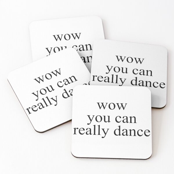 Item preview, Wow you can really dance tiktok sticker coincidance black and white designed and sold by CarouselOfClair.