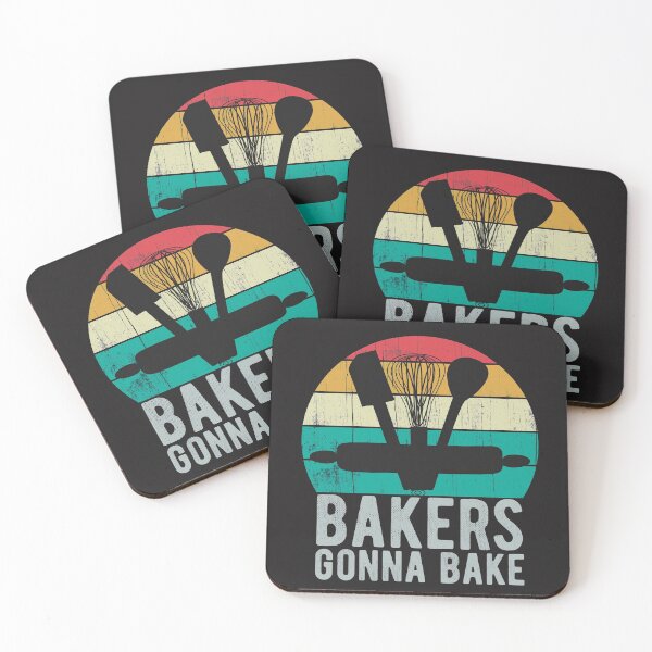Item preview, Retro Bakers Gonna Bake Funny Bakery Sunset Design designed and sold by UrbanHype.