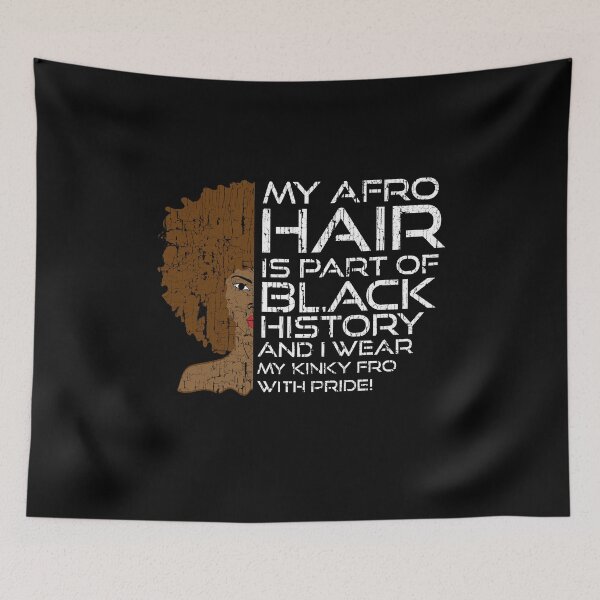 Item preview, My Afro Hair is Part of Black History Month designed and sold by blackartmatters.