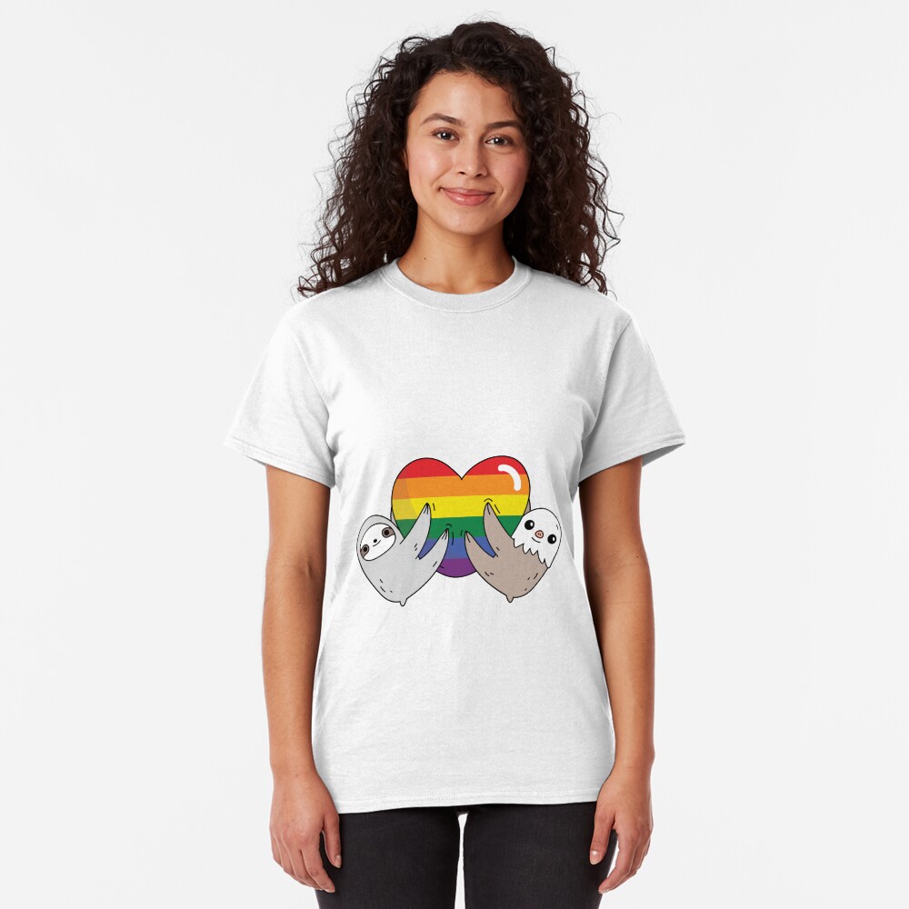 The pride love sloths Classic T-Shirt