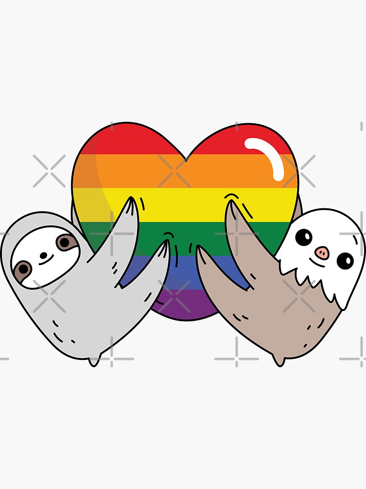 The pride love sloths by Miri-Noristudio