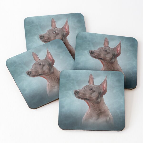 Item preview, Drawing Xoloitzcuintle - hairless mexican dog breed designed and sold by bonidog.