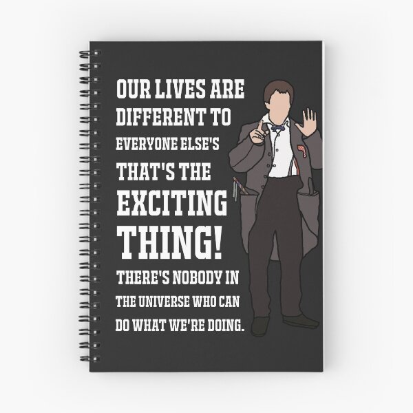 Item preview, The 2nd Doctor: "Our lives are different to every one else's that's the exciting thing!" (White) designed and sold by sci-fi-nerd.