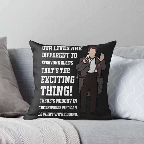 Item preview, The 2nd Doctor: "Our lives are different to every one else's that's the exciting thing!" (White) designed and sold by sci-fi-nerd.