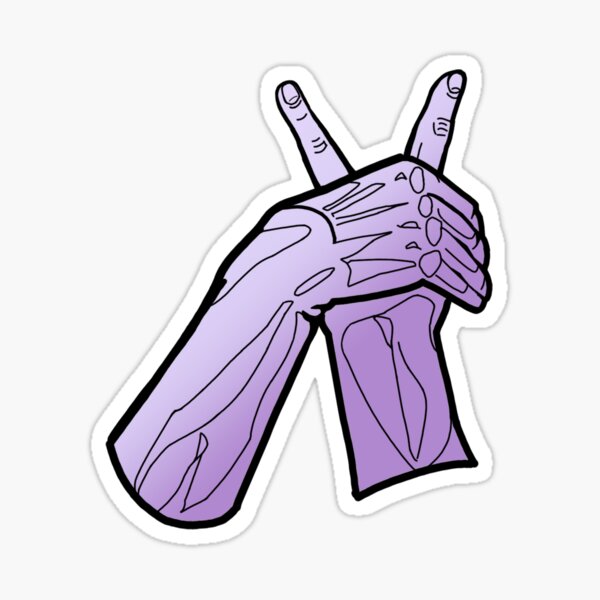 The OA Fifth Movement purple Sticker