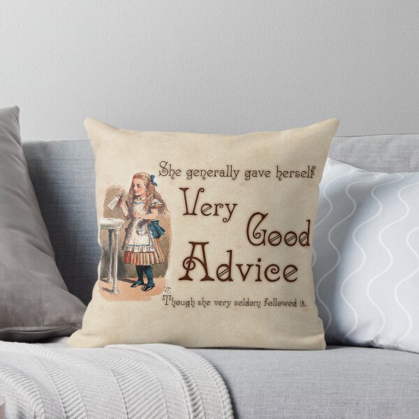 Item preview, Alice in Wonderland Quote - Very Good Advice -  Lewis Carroll Quote - 0242 designed and sold by ContrastStudios.
