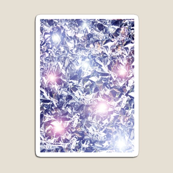 Foil texture with lights Magnet