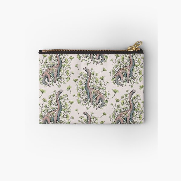 Item preview, Brachio Ginkgo | Calm Color Palette | Dinosaur Botanical Art designed and sold by OMEGAFAUNA.