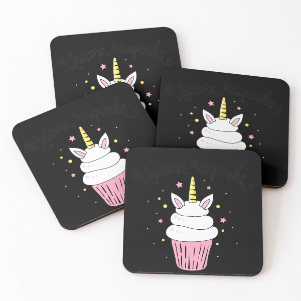 Item preview, Pink Unicorn Cupcake designed and sold by Spells Sell.