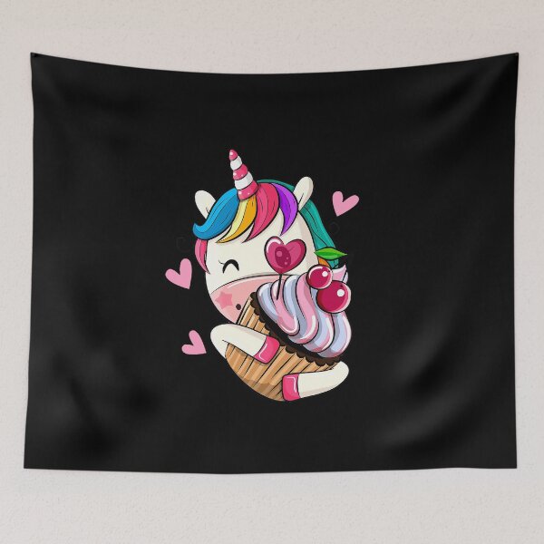 Item preview, Unicorn Hugging Cupcake designed and sold by Spells Sell.