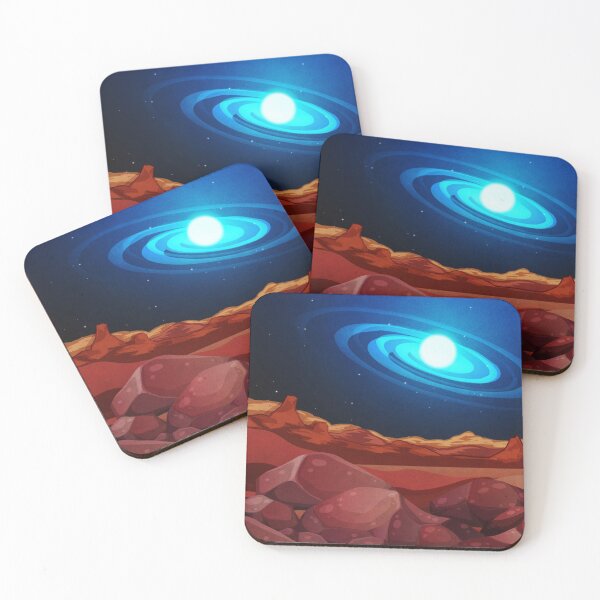Item preview, It Reaches Out Alien Landscape and Galaxy - No Text designed and sold by orionlodubyal.