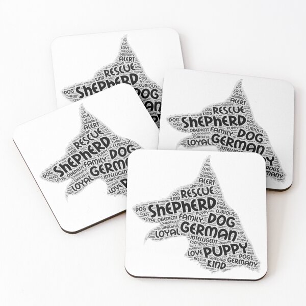 Item preview, German Shepherd Dog Word Tag Cloud Art Design designed and sold by NomYen ..