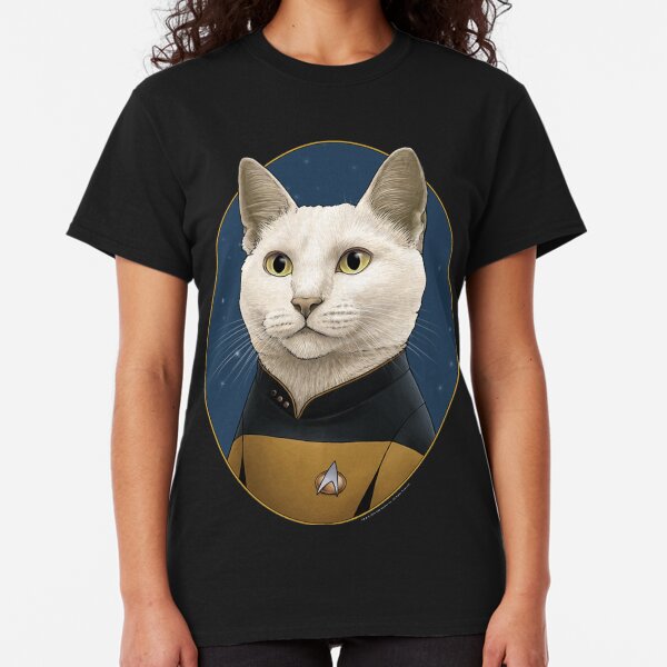 Star Trek Data Cat Formation Classic T-Shirt