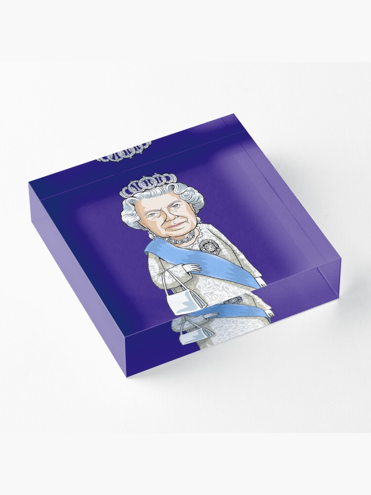 Alternate view of Queen Elizabeth II Acrylic Block