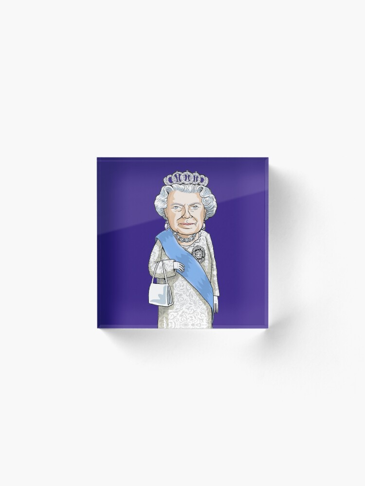 Alternate view of Queen Elizabeth II Acrylic Block