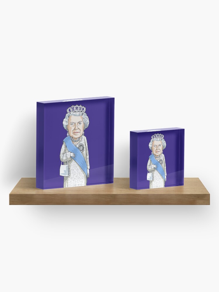 Alternate view of Queen Elizabeth II Acrylic Block