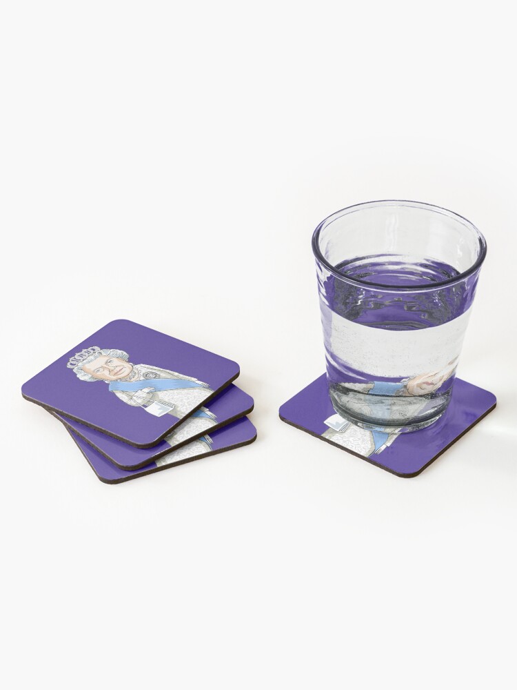 Alternate view of Queen Elizabeth II Coasters (Set of 4)