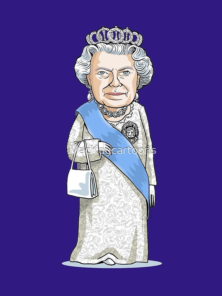 Queen Elizabeth II by MacKaycartoons
