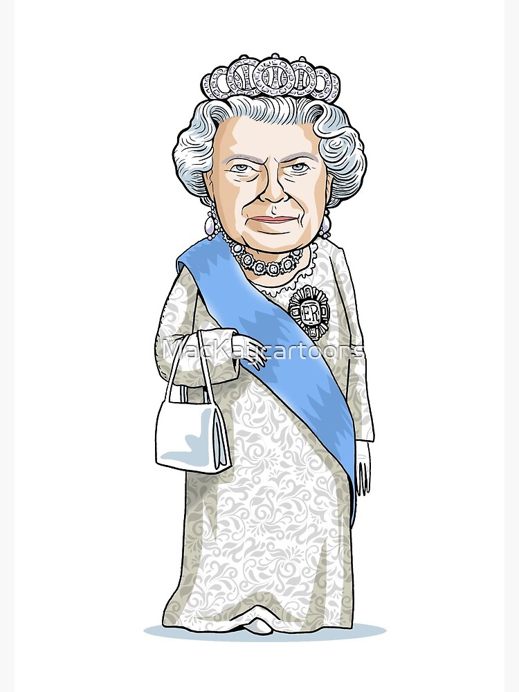 Queen Elizabeth II by MacKaycartoons