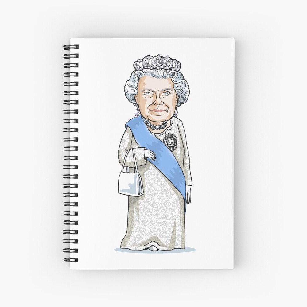 Queen Elizabeth II Spiral Notebook