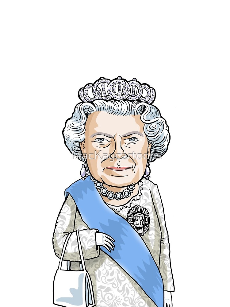 Queen Elizabeth II by MacKaycartoons