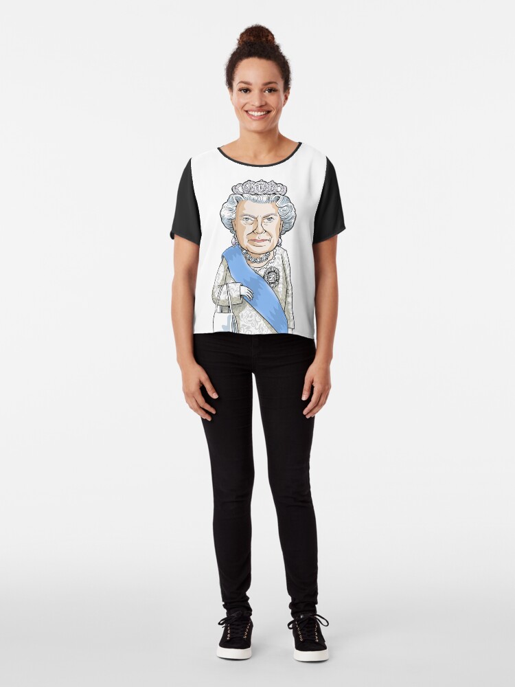 Alternate view of Queen Elizabeth II Chiffon Top