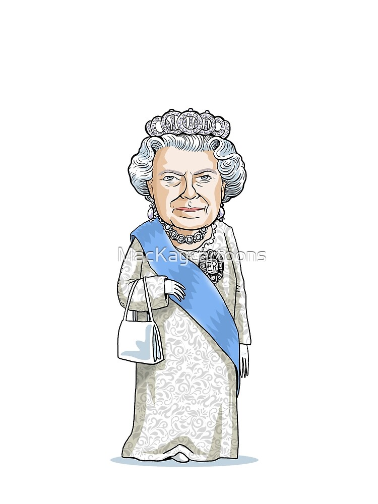 Queen Elizabeth II by MacKaycartoons