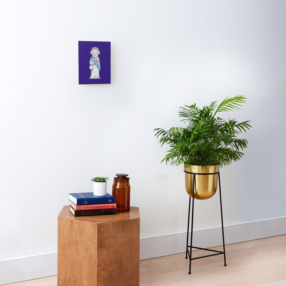 Queen Elizabeth II Mounted Print