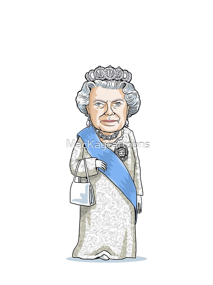 Queen Elizabeth II by MacKaycartoons