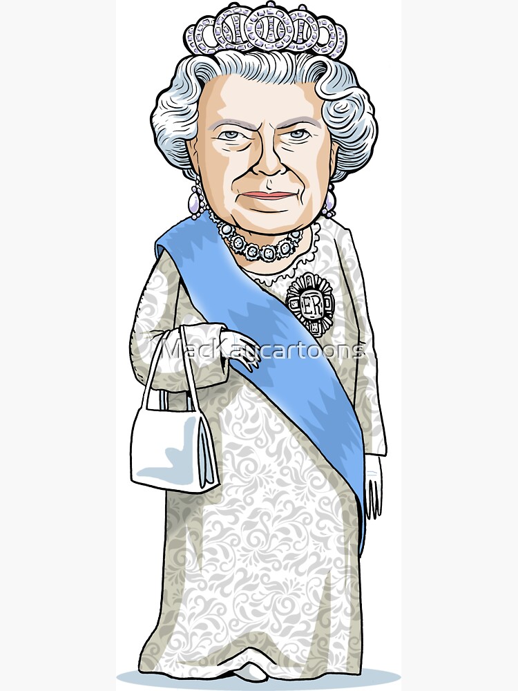 Queen Elizabeth II by MacKaycartoons