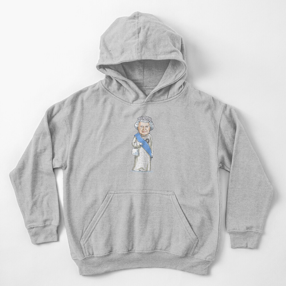 Queen Elizabeth II Kids Pullover Hoodie