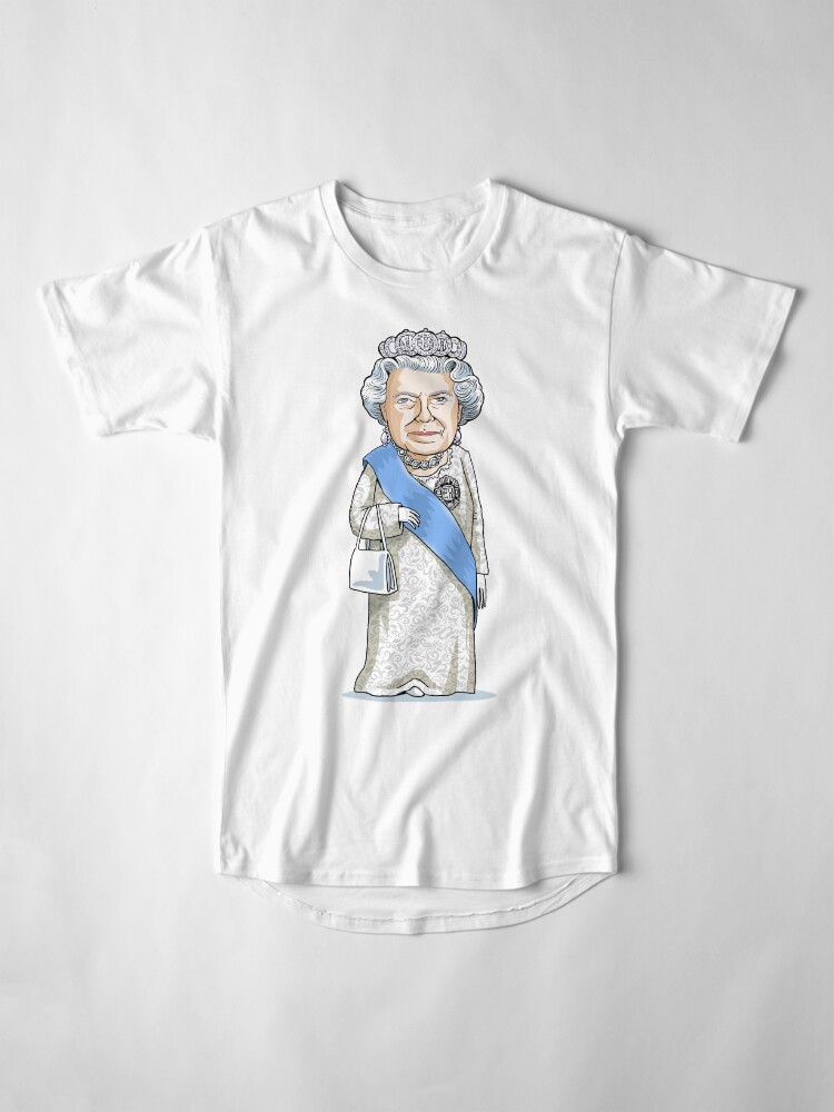Alternate view of Queen Elizabeth II Long T-Shirt