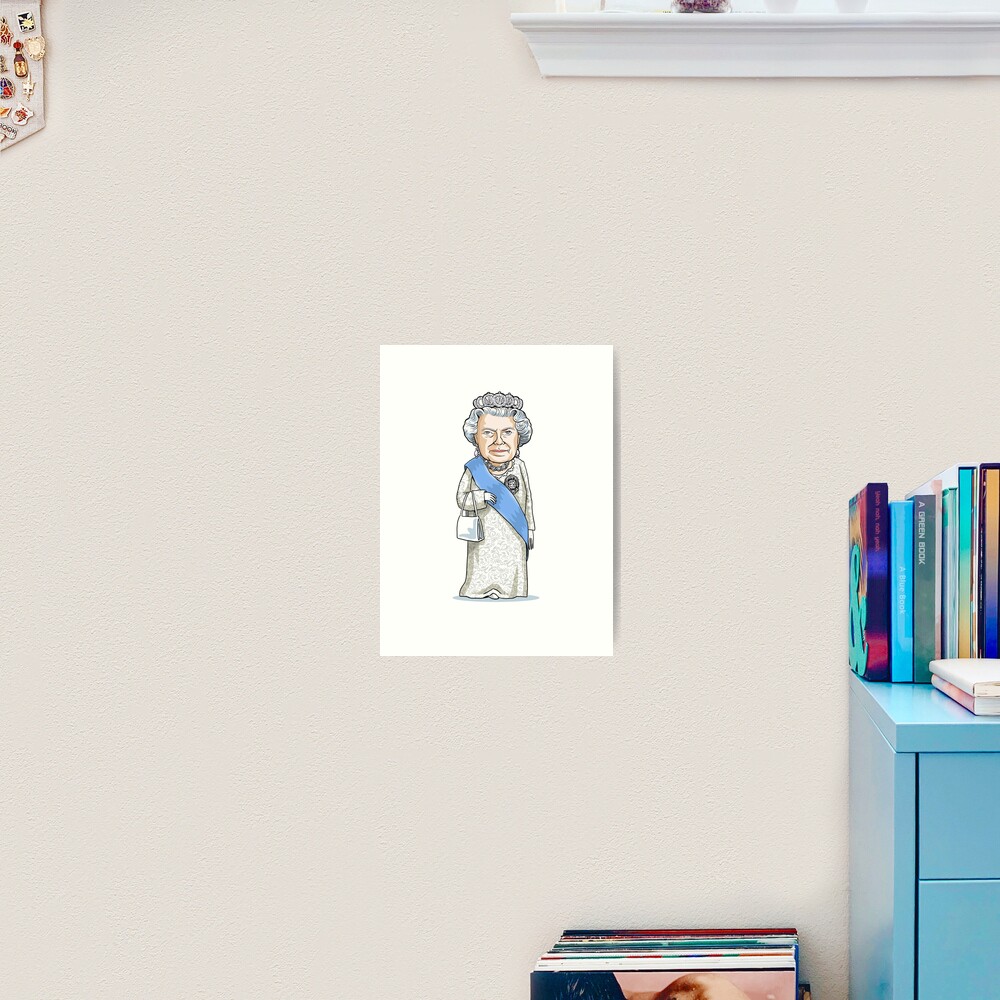 Queen Elizabeth II Art Print