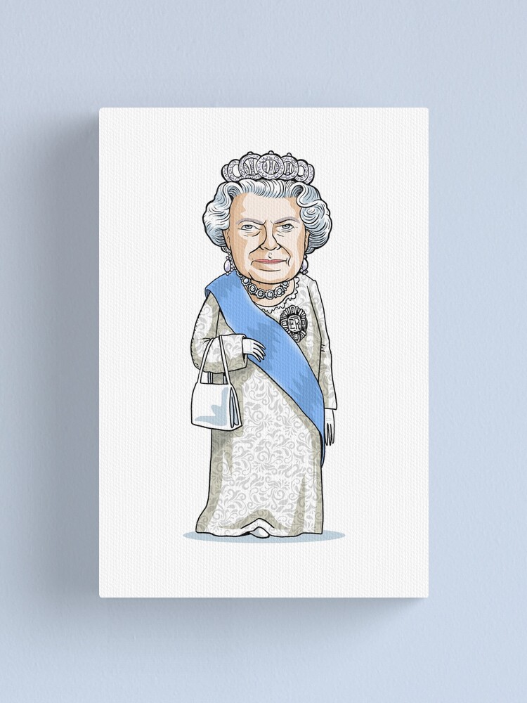 Alternate view of Queen Elizabeth II Canvas Print