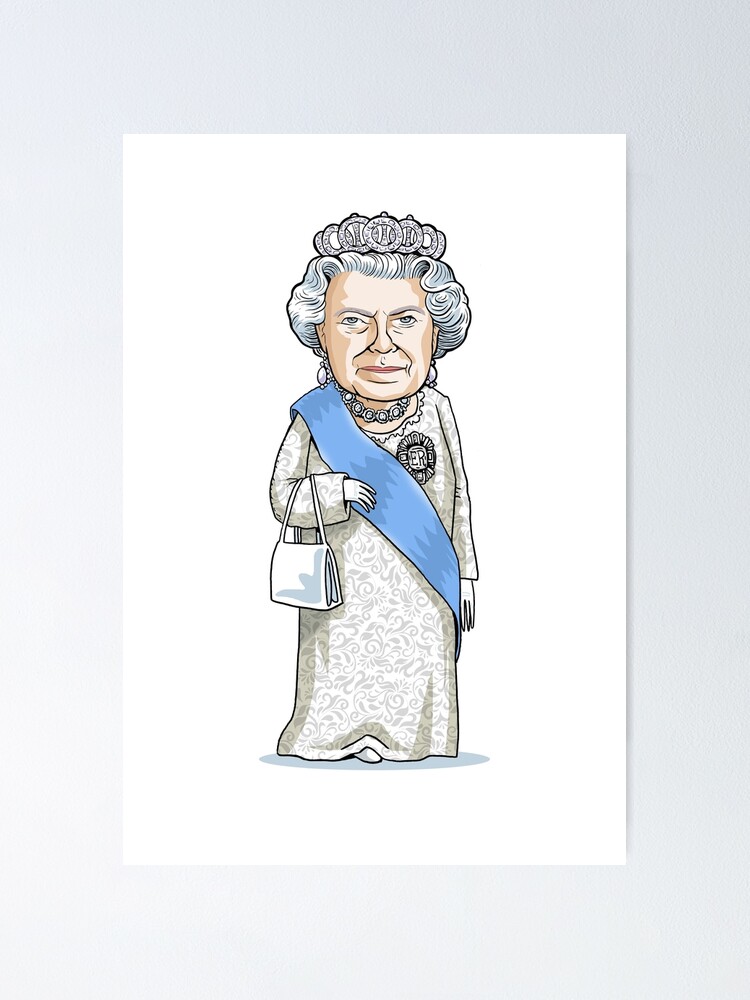 Alternate view of Queen Elizabeth II Poster