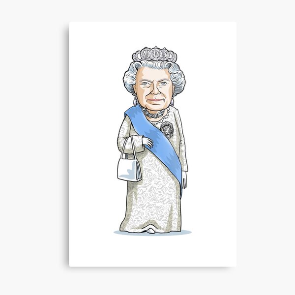 Queen Elizabeth II Metal Print