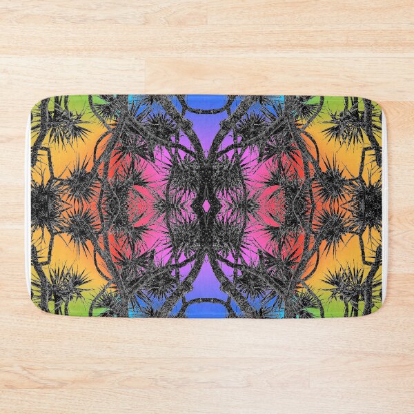 Item preview, Neon palm fractal designed and sold by ebonflow.