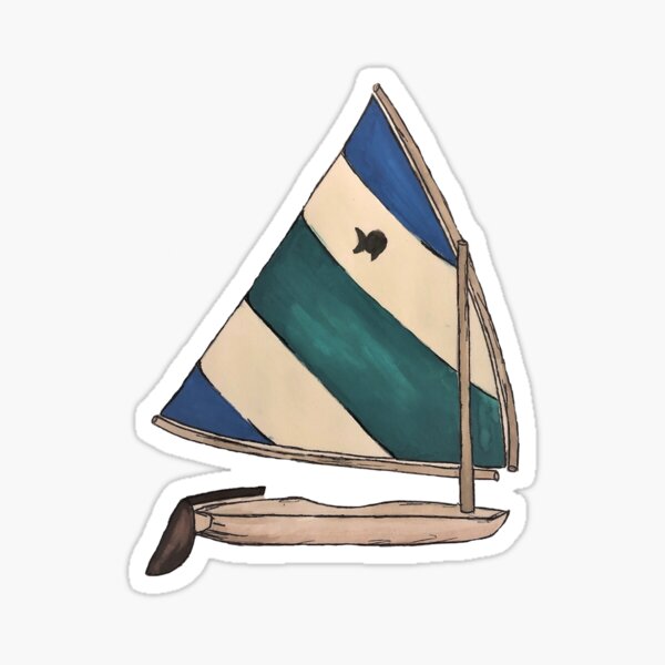 sunfish sailboat stickers