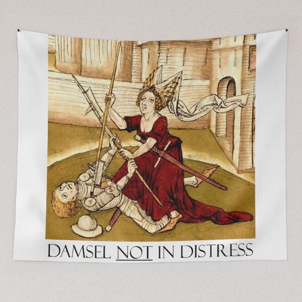 Item preview, Damsel NOT In Distress designed and sold by emovendo.