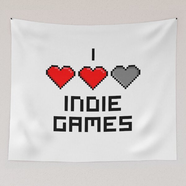 Item preview, I love Indie Games Zelda style Pixel Hearts designed and sold by Krukowski.
