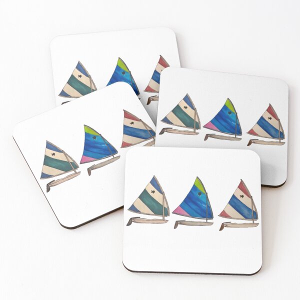 Item preview, 3 sailboats designed and sold by Sarah Klos.